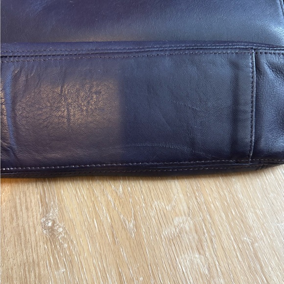 Coach Lexington Purple Leather Zip Crossbody Made In Dr Style 4186 - Picture 4 of 11